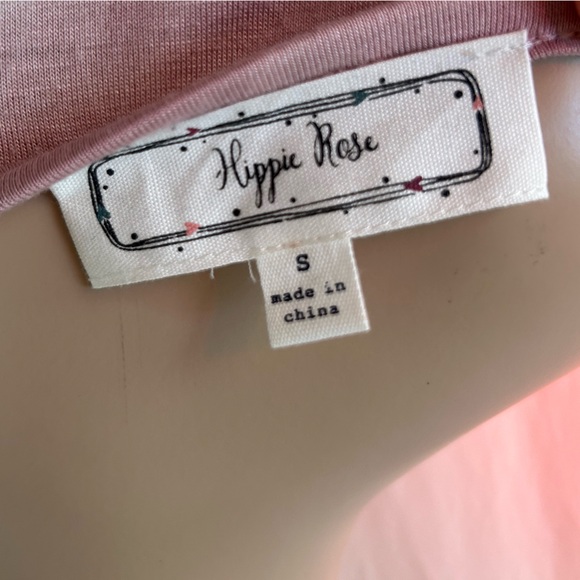 HIPPIE ROSE Yoga Top - Picture 2 of 3